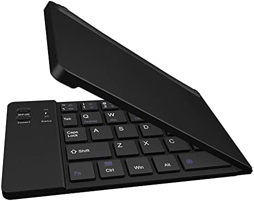Radovi Cellet Ultra tanka sklopiva Bežična Bluetooth tastatura kompatibilna sa Lenovo S856 sa držačem telefona-punjiva puna tastatura!