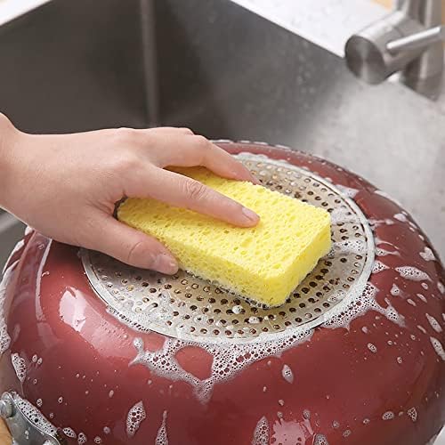 10pcs kuhinjski čišćenje jastučići za pranje posuđa Kućni spužvi Obrišite drvne pulpe pamučne krpe