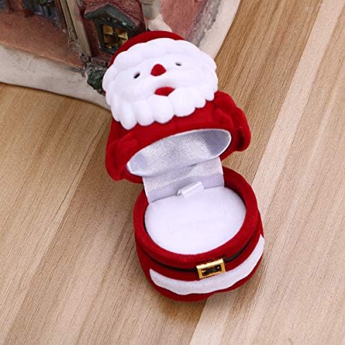 Kesyoo klasična tradicionalna Santa kutija za pohranu divne naušnice prsten ogrlica Nakit Pokloni