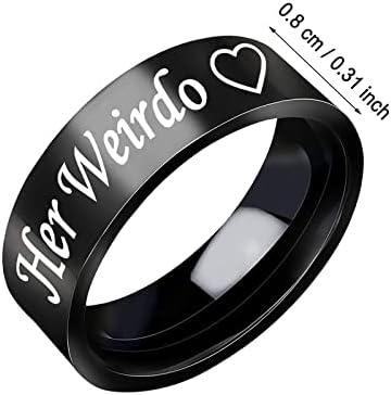 2023 Novi jednostavni titanijski čelični prsten ženski prsten Crtani crtić slatki nakit zvona hladnog nakita