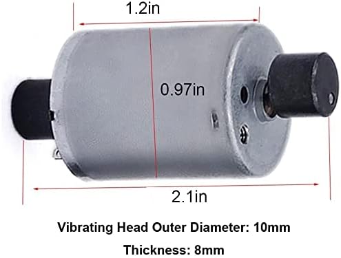 Dvostruki vibracijski DC generator vibrirajući motor za igračke masažer 6V 12V 24V