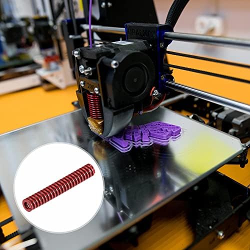 Uxcell 3D printer Die Spring, 5pcs 8mm od 50 mm Dug spiralni štancanje srednjeg opterećenja molde