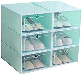 ZRSJ vodootporni kabinet, 6 kutija za spremanje cipela za guste cipele, prozirne i izdržljive kutije za skladištenje cipela pogodno za kućnu upotrebu