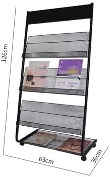 Stalak za stalak koji stojeći podne stoji stalak za magazin letaci regali regali novine Informacije stalak