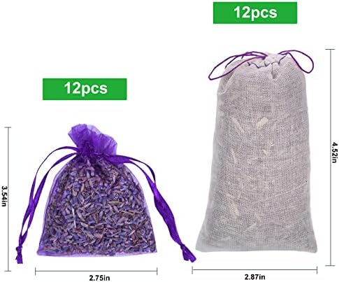 24 paketa protiv moljaca za ormare torbe sa vrećicama od lavande, blokovi od kedra za odlaganje odjeće,