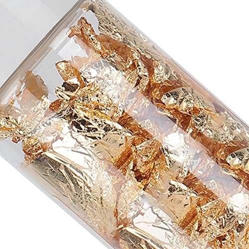 Zlatna folija pahuljice duge flaširane metalne Bronzane konfete arhitektura metalne folije pahuljice za izradu