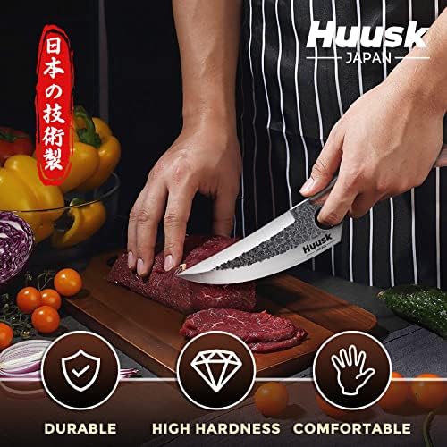 Huusk Japan nož paket sa Aus-10 Damask čelik kuhanje nož