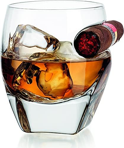 Godinger staromodna čaša za viski sa naslonom za držač, poklon čaša za viski, pokloni za muškarce