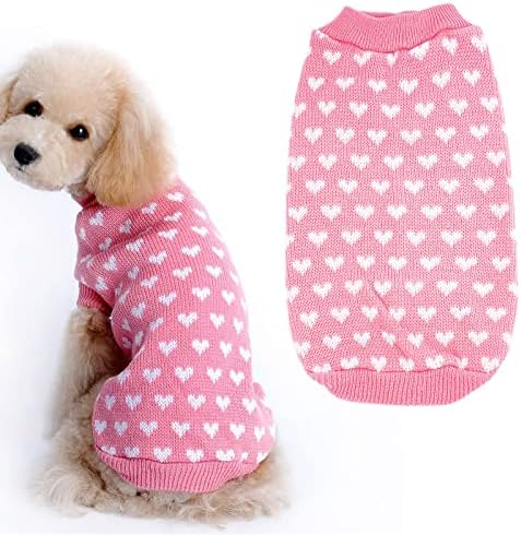 Štenad džemper Ženski Duks kućnih ljubimaca Slatko srce uzorak za pse odjeća za kućne ljubimce Boy girl Chihuahua