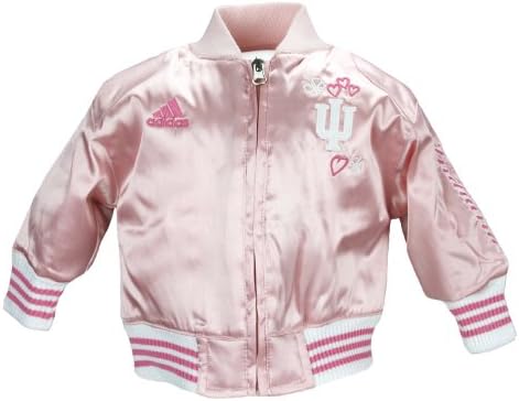Adidas NCAA Girls Dojenčad i mališani Pink Satin Cheer jakna, opcije tima