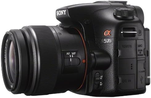 Sony 57 SLT-A57k Alpha 57 kamera sa izmjenjivim objektivima sa 18-55 kompletom sočiva - Crni LCD od 3,0 inča