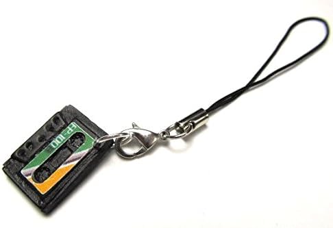 Miniblings kaseta mobilni mobilni telefon Charm privjesak muzika Mix traka DJ narandžasta zelena