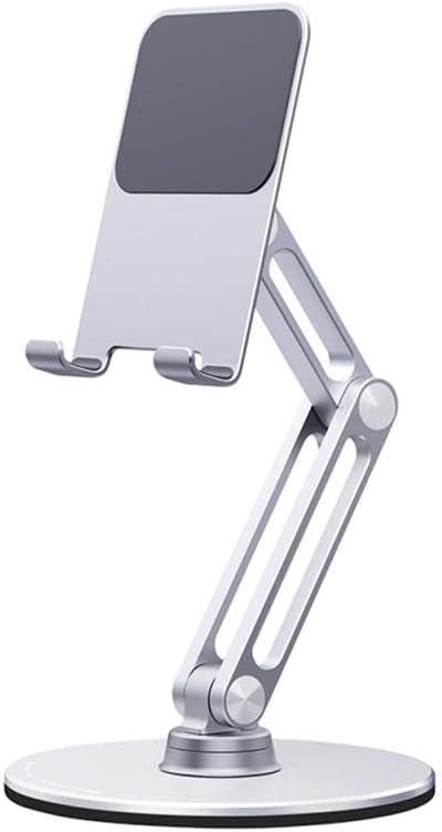 Sklopivi postolje za okretanje od 360 ° za stol, čvrsta držač za iPad aluminijuma za ured,