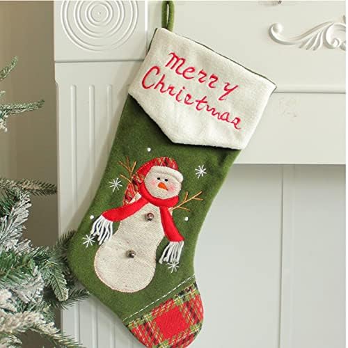 CANDY pokloni Personalizirani kamin Čarapa Božić Domaća ukrasi i zabavni dodatak za djecu Obiteljski odmor