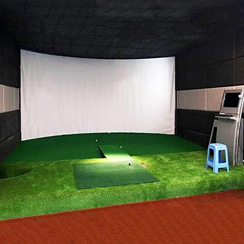 Iuljh Golf Ball Simulator Exction Exction Exction Exction Zatvoreni bijeli krpa Materijal Golf vježba Golf Cilj