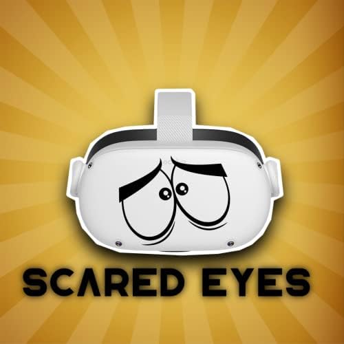 Uplašene oči - Oculus Quest 2 - naljepnice - crno