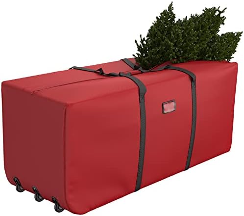 BROSYDA Rolling Božić Tree Storage Bag, odgovara do 9 ft vještački Božić rastavljena stabla. Izuzetno
