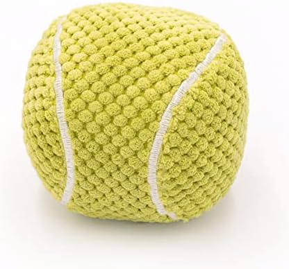 ZippyPaws SportsBallz-pliš teniska lopta pas igračka, meka Squeaky lopte za pse, zatvoreni & Vanjski