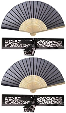 Soimiss Black Decor 2pcs Japanski ukras s vintage rukom osjetljivom za sklopive poklone koji se drže okvirni