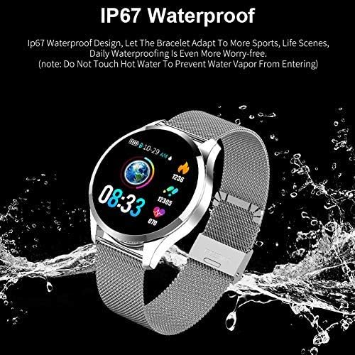 O E m SmartWatch Q8 IP67 Vodootporni ručni sat Krvni pritisak Srčani zatvarači monitor ženskog fiziološkog ciklusa Smart Watch