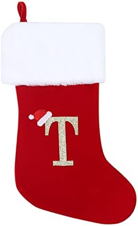 Monogram božićne čarape Čarape klasične personalizirane ukrašavanje skladištenja za obiteljski odmor