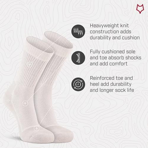 Fox River Wick suhi atletski čarape za posade teške sportske čarape za muškarce i žene sa udobnim