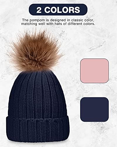 4 komada Ženska zimska pletena palie hat rukavice set rubanje poklopce zaslona osjetljivim na dodir