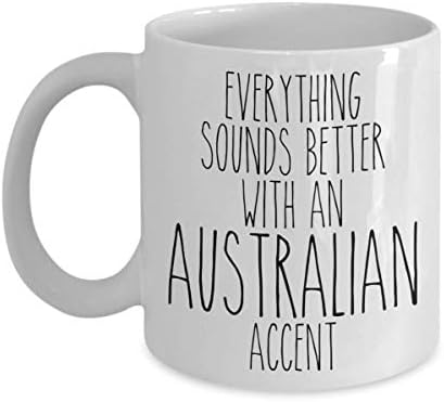 Australija Šolja Sve Zvuči Bolje Sa Australijskim Akcentom Smiješna Šolja Za Kafu