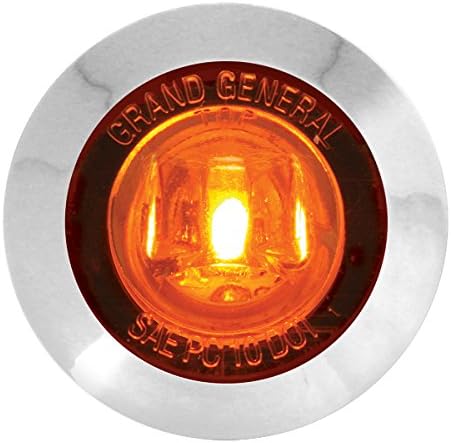 GG Grand General 75222 1-1 / 4 Mini LED svjetlo sa dvostrukom funkcijom sa hromiranim plastičnim okvirom za kamione, prikolice, ATV-ove, UTV-ove, RV-ove