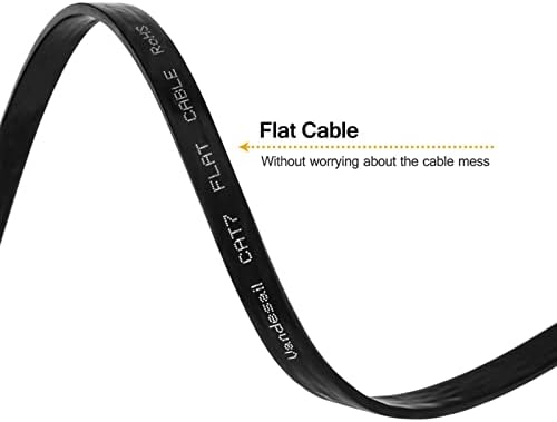 Ethernet kabel, vandesail CAT7 mrežni kabel RJ45 STP LAN kabel za laptop, PC, usmjerivač, prekidač, modem,