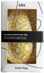 Gava punjeno limeno uskoljenjak sa Scandi dizajnom | Prazno jaje za uskršnu lov na jaje | Uskršnji ukras