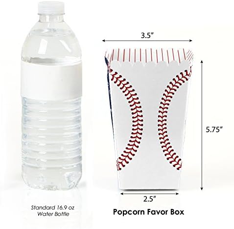 Batter Up-Baseball-Baby Shower ili rođendanska zabava favorizuju kutije za poslastice od kokica