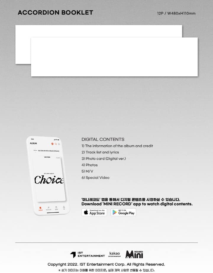 VICTON izbor 8. mini Album platforma verzija držač kartice+Photocard album+Photocard+harmonika knjižica+praćenje