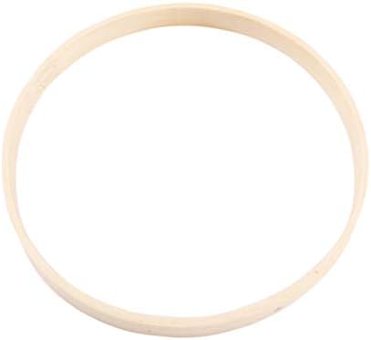 Imikeya 10pcs drveni bambus cvjetni obruč vijenac MacRame Craft Ring Dreams Clopker Hoops prstenovi za DIY