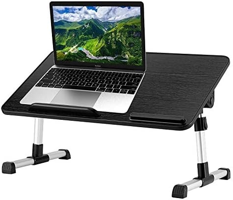 Poštivanje kutije i montiranje kompatibilno sa Dell Latitude 7520 - True Wood laptop nosač za laptop, stol za udoban rad u krevetu. za Dell Latitude 7520 - JET CRNI