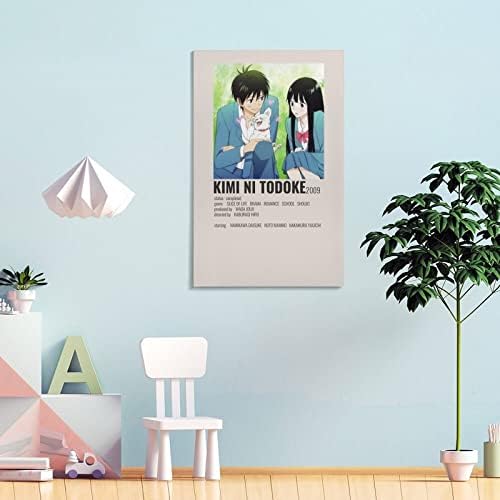 BLUDUG Kimi ni Todoke Anime Poster Vintage poster soba estetski Poster Zidna dekoracija Poster platno slikarstvo