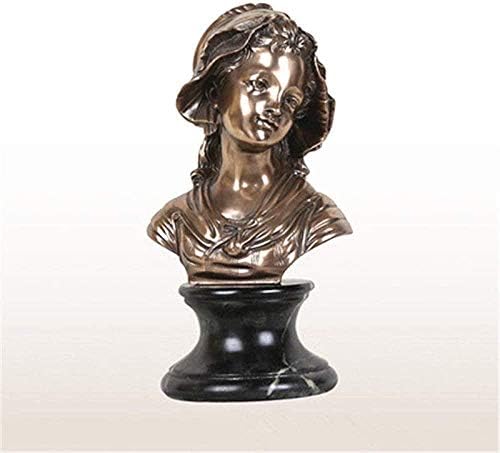 GFDJ Kolekcionarske figurice Figure Slike Dvostruki čepovi Girl Imitacija Cuprum Glava portreti Europskog