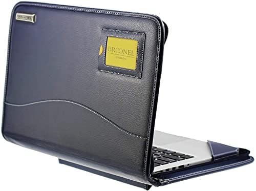 Bronel - Contour serija - plava zaštitna futrola za tešku kožu - kompatibilan sa Acer Aspire 3 A315-58 15,6 inčni laptop