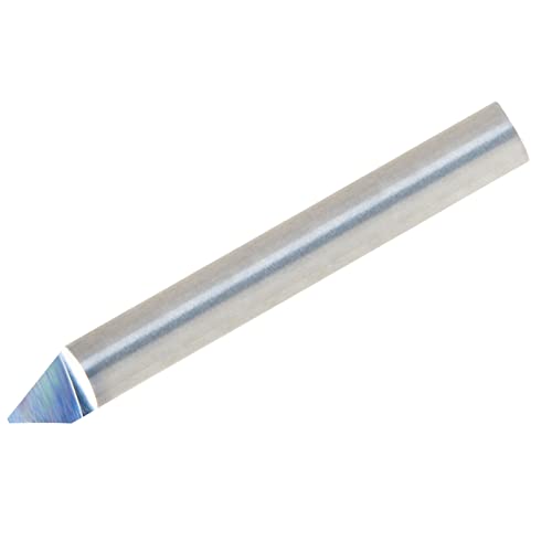 LMT Onsrud 37-09 alat za graviranje od čvrstog karbida, bez premaza, 1 flauta, 0,040 prečnik vrha, 60 stepeni, 1/4 prečnik drške, 2 Ukupna dužina