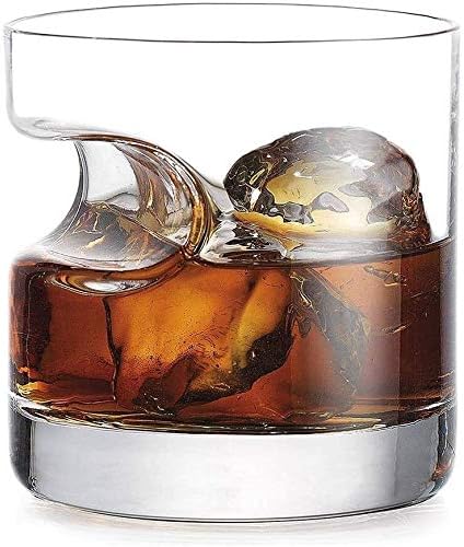 Whisky sake Maker čaša za cigare, staromodna čaša za viski sa ugrađenim držačem za odmor za cigare, pokloni za muškarce koji imaju sve, savršeni za Scotch, burbon, sake Maker