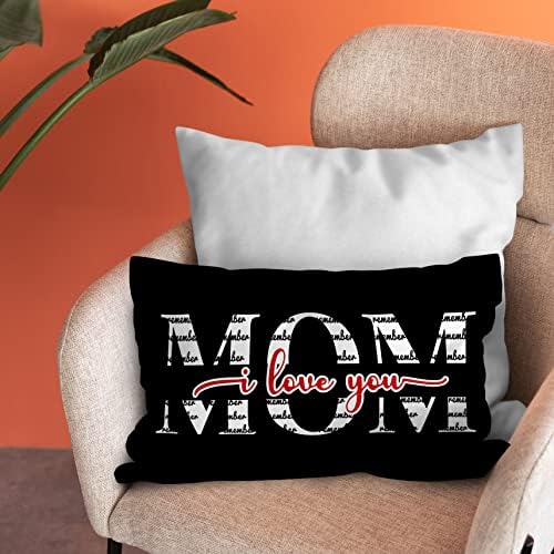 Burošev zapamti da volim mama meko bacanje jastuka, majčin dan ukrasni jastuk, mama rođendanski poklon