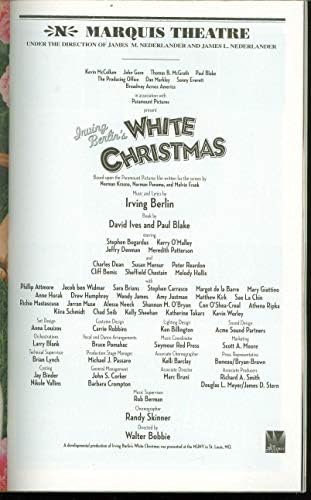 Bijeli Božić Irvinga Berlina, plakat na Broadwayu + Stephen Bogardus, Kerry O'malley, Jeffry Denman,