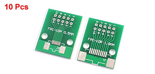 uxcell 10 kom površinski montirani uređaji FPC-10p do Dip10 dvostrani IC PCB adapter za ploču