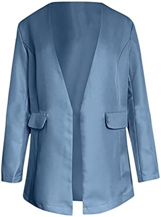 Ženski blejzer Radni ured poslovnog odijela službeno casual jakne ured otvorenog prednjeg odijela jakne