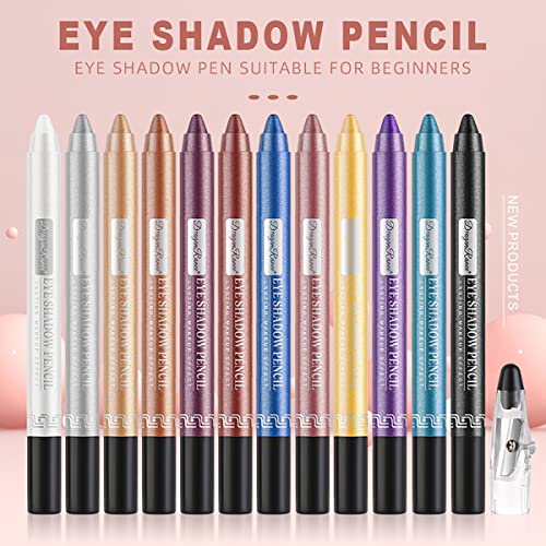 Skynest olovka za oči, 12 kom sjenilo & amp; olovka za oči Set, / mat Shimmer metalik, dugotrajan, high-impact|, Multi-dimenzionalni komplet za šminkanje očiju