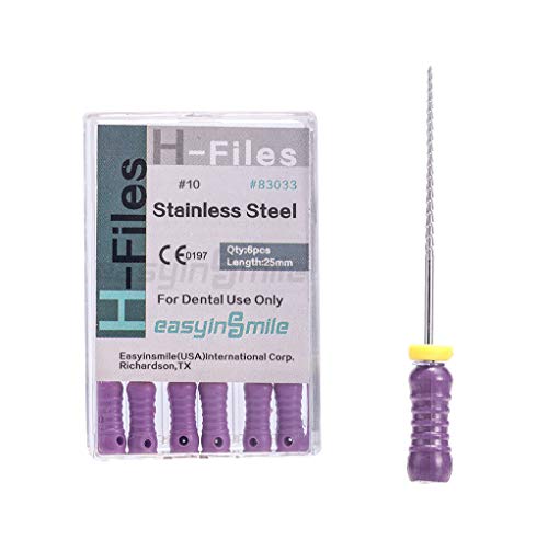 EasyinsMile Dental Endo ručna upotreba H-datoteke 25 mm datoteke endodontske remene od nehrđajućeg