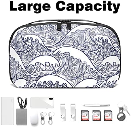 Prijenosni elektronski Organizator torbica Torbe sea travel Cable storage Bag za Hard diskove, USB, SD kartica, punjač, Power Bank, slušalice