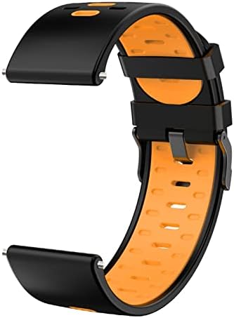 Nibyq 22mm Silikonske trake za Suunto 9 Peak na otvorenom Sport Smart Watch Prozračiva za narukvicu