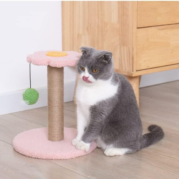 MGWYE grebanje stuba zabava Sisal post Scratch Tower vuče loptu skok igračka za igru Pet Kitten