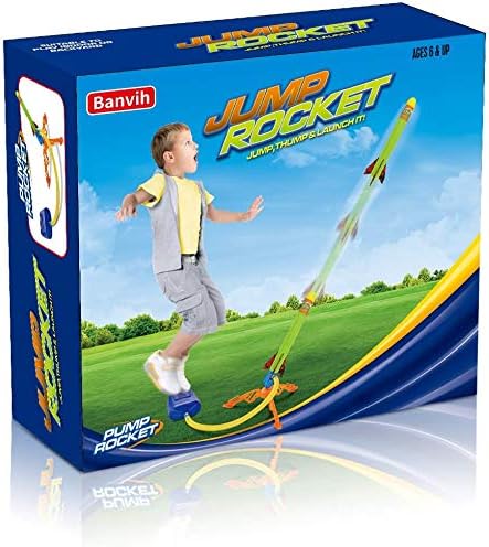 Banvih raketni bacač za djecu, igračke za igre na otvorenom, lansiranje do 120+ft, sa lansirnom